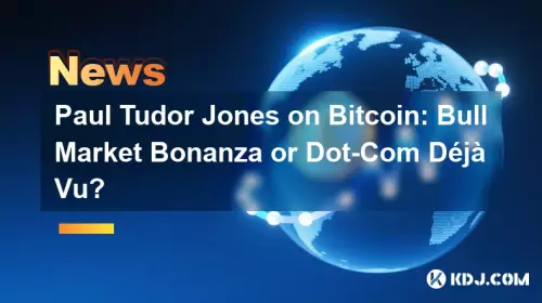 Bitcoin의 Paul Tudor Jones : Bull Market Bonanza 또는 Dot-Com Déjà Vu?