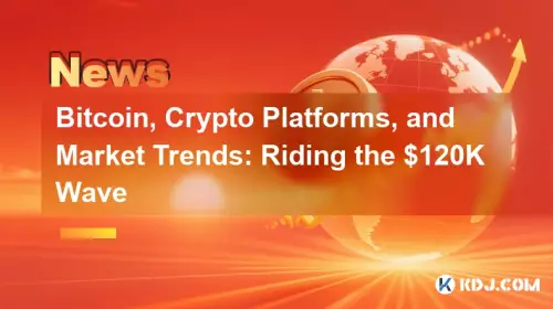 Bitcoin, Krypto -Plattformen und Markttrends: Fahren Sie die 120.000 US -Dollar Welle