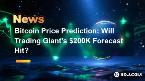 Prédiction des prix Bitcoin: les prévisions de 200 000 $ du géant commercial ont-elles atteint?
