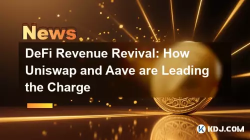 Defi Revenue Revival : Uniswap과 Aave가 청구를 주도하는 방법