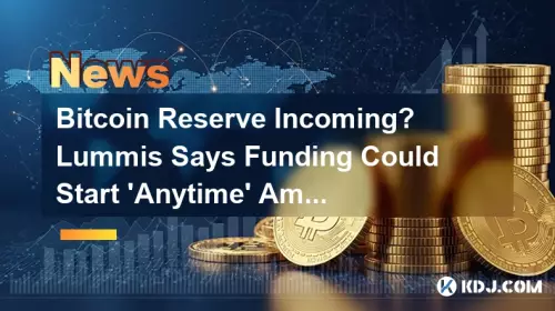 Bitcoin réserve entrant? Lummis dit que le financement pourrait commencer «à tout moment» au milieu du rallye de la BTC