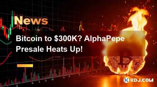 Bitcoin to $300K? AlphaPepe Presale Heats Up!