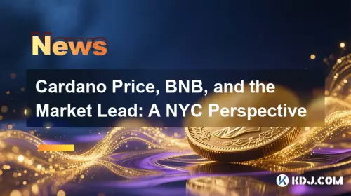 Cardano Price, BNB und der Marktführer: eine NYC -Perspektive Cardano Price, BNB und der Marktführer: eine NYC -Perspektive