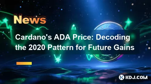 Cardano's ADA Price: Decoding the 2020 Pattern for Future Gains