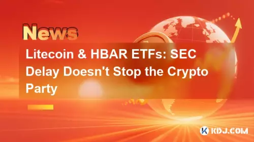 ライトコインとHBAR ETF：SECの遅れでも仮想通貨党は止まらない