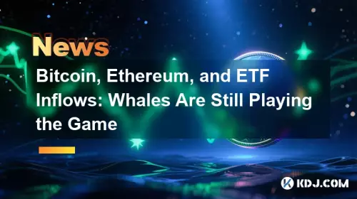 ビットコイン、イーサリアム、ETFの流入：クジラは依然としてゲームをプレイしている