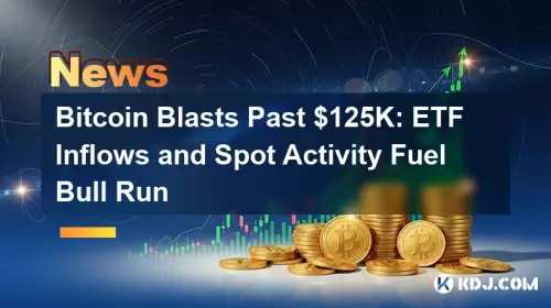 ビットコインは12万5,000ドルを突破：ETFの流入と現物取引が強気相場を加速