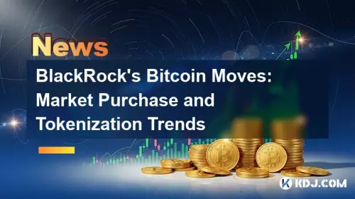 Bitcoin-Bewegungen von BlackRock: Marktkauf- und Tokenisierungstrends