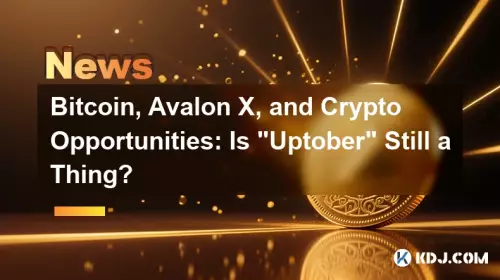 Bitcoin, Avalon X, and Crypto Opportunities: Is "Uptober" Still a Thing?