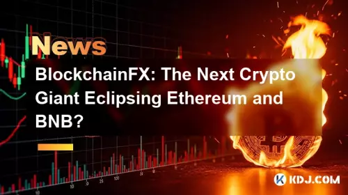 BlockchainFX: 이더리움과 BNB를 능가하는 차세대 암호화폐 거대 기업?