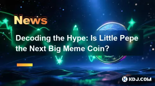 Decoding the Hype: Is Little Pepe the Next Big Meme Coin? Decoding the Hype: Is Little Pepe the Next Big Meme Coin?