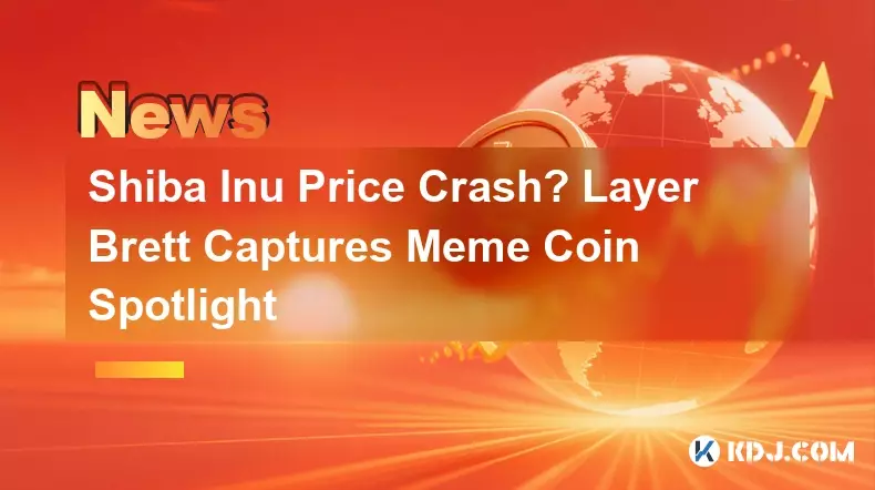 Chute des prix du Shiba Inu ? Layer Brett capture les projecteurs sur Meme Coin Chute des prix du Shiba Inu ? Layer Brett capture les projecteurs sur Meme Coin