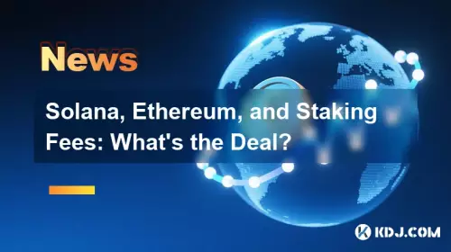 Solana, Ethereum, and Staking Fees: What's the Deal? Solana, Ethereum, and Staking Fees: What's the Deal?