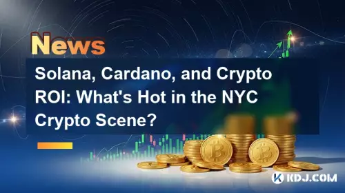 Solana, Cardano, and Crypto ROI: What's Hot in the NYC Crypto Scene?