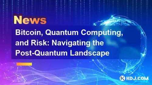 Bitcoin, Quantum Computing, and Risk: Navigating the Post-Quantum Landscape Bitcoin, Quantum Computing, and Risk: Navigating the Post-Quantum Landscape
