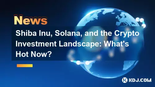 Shiba Inu, Solana et le paysage des investissements cryptographiques : quoi de neuf ? Shiba Inu, Solana et le paysage des investissements cryptographiques : quoi de neuf ?