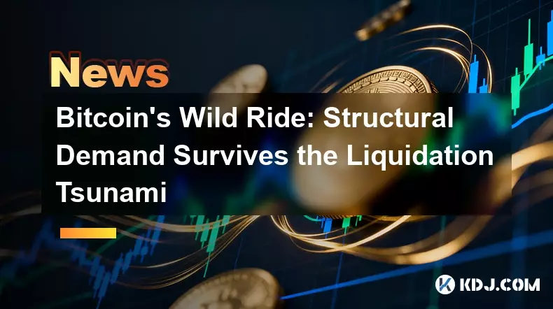 Bitcoins wilde Fahrt: Die strukturelle Nachfrage überlebt den Liquidations-Tsunami