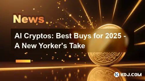 AI Cryptos: Best Buys for 2025 - A New Yorker's Take