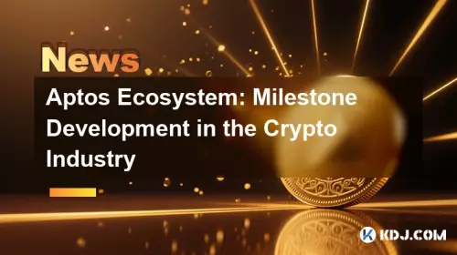 Aptos Ecosystem: Milestone Development in the Crypto Industry Aptos Ecosystem: Milestone Development in the Crypto Industry