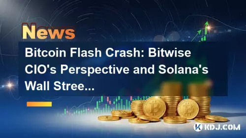 Bitcoin Flash Crash: Bitwise CIO's Perspective and Solana's Wall Street Ambitions Bitcoin Flash Crash: Bitwise CIO's Perspective and Solana's Wall Street Ambitions