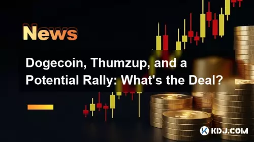 Dogecoin, Thumzup und eine mögliche Rallye: Was ist los? Dogecoin, Thumzup und eine mögliche Rallye: Was ist los?