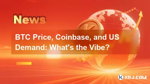 BTC Price, Coinbase, and US Demand: What's the Vibe?