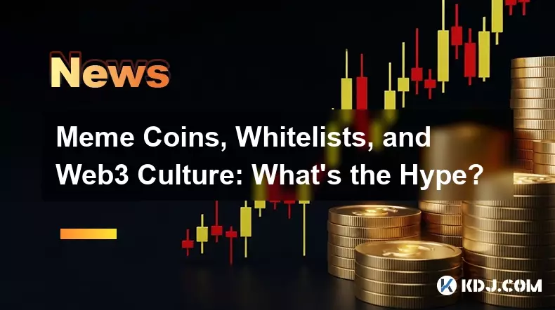 ミームコイン、ホワイトリスト、Web3 文化: 誇大広告とは何ですか?
