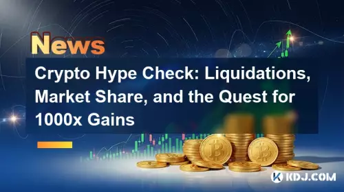 Crypto Hype Check: Liquidations, Market Share, and the Quest for 1000x Gains Crypto Hype Check: Liquidations, Market Share, and the Quest for 1000x Gains