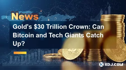 Die 30-Billionen-Dollar-Krone des Goldes: Können Bitcoin und die Tech-Giganten aufholen? Die 30-Billionen-Dollar-Krone des Goldes: Können Bitcoin und die Tech-Giganten aufholen?