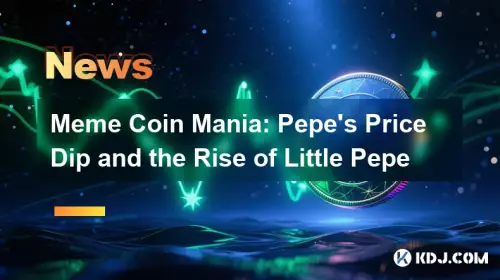 Meme Coin Mania: Pepe's Price Dip and the Rise of Little Pepe