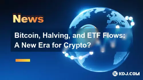 Bitcoin, Halving, and ETF Flows: A New Era for Crypto?