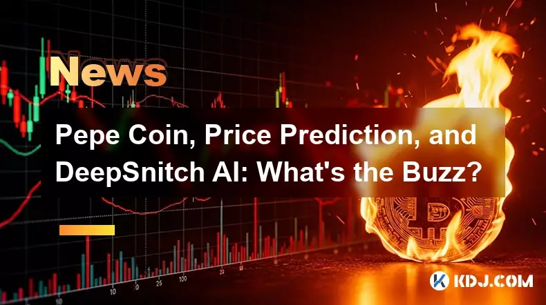 Pepe Coin, prévision des prix et DeepSnitch AI : quel est le buzz ?
