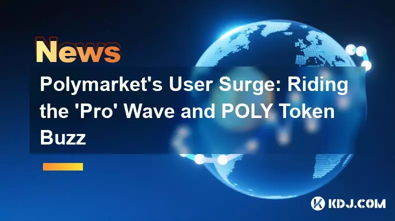 Polymarket의 사용자 급증: '프로' 물결과 POLY 토큰 버즈 타기 Polymarket의 사용자 급증: '프로' 물결과 POLY 토큰 버즈 타기