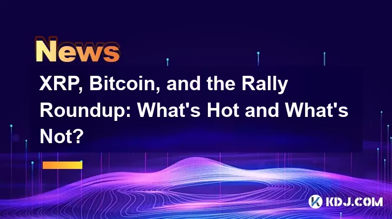 XRP、比特币和反弹综述:什么热门,什么不热门? XRP、比特币和反弹综述:什么热门,什么不热门?