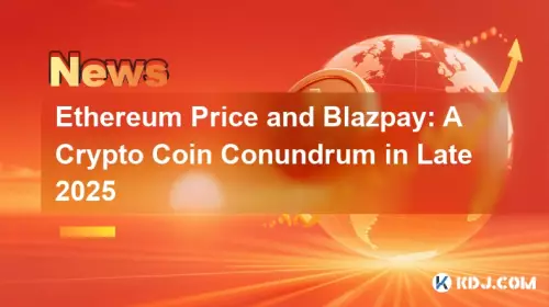 Ethereum Price and Blazpay: A Crypto Coin Conundrum in Late 2025