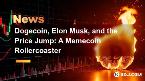 Dogecoin, Elon Musk, and the Price Jump: A Memecoin Rollercoaster Dogecoin, Elon Musk, and the Price Jump: A Memecoin Rollercoaster