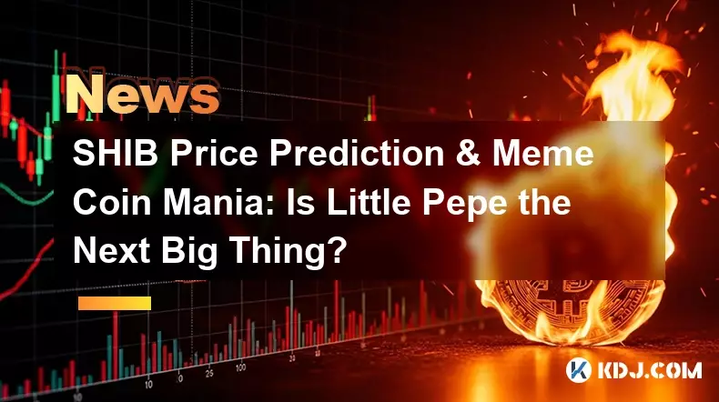 SHIB Price Prediction & Meme Coin Mania: Is Little Pepe the Next Big Thing? SHIB Price Prediction & Meme Coin Mania: Is Little Pepe the Next Big Thing?