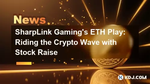 SharpLink Gaming's ETH Play: Riding the Crypto Wave with Stock Raise SharpLink Gaming's ETH Play: Riding the Crypto Wave with Stock Raise
