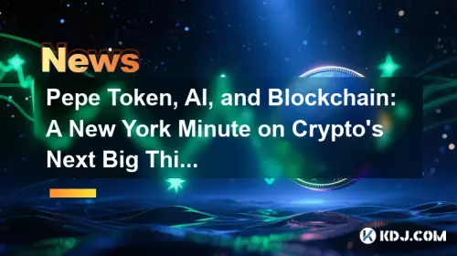 Pepe Token, AI, and Blockchain: A New York Minute on Crypto's Next Big Thing