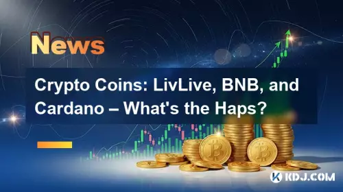 加密貨幣:LivLive、BNB 和 Cardano – 有什麼進展? 加密貨幣:LivLive、BNB 和 Cardano – 有什麼進展?