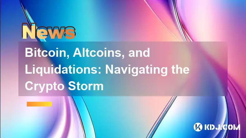 比特幣、山寨幣和清算:應對加密風暴 比特幣、山寨幣和清算:應對加密風暴