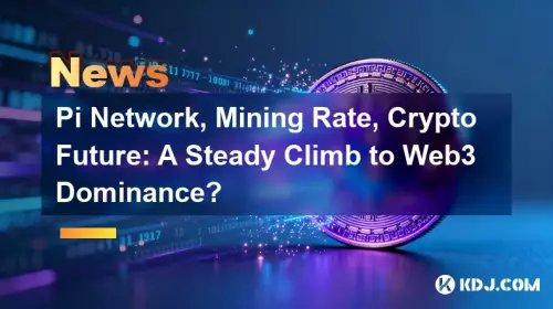 Pi 网络、挖矿率、加密未来：稳步攀登 Web3 主导地位？