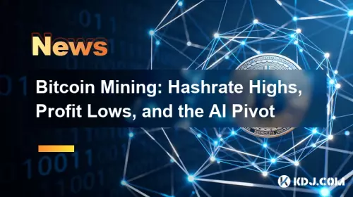 Bitcoin Mining: Hashrate Highs, Profit Lows, and the AI Pivot