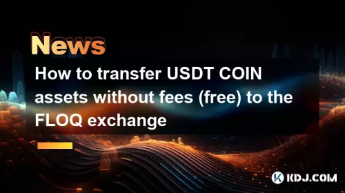 How to transfer USDT COIN assets without fees (free) to the FLOQ exchange