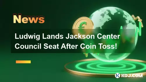 Ludwig Lands Jackson Center Council Seat After Coin Toss! Ludwig Lands Jackson Center Council Seat After Coin Toss!