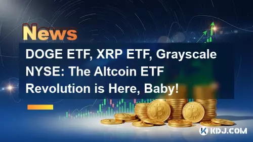 DOGE ETF, XRP ETF, Grayscale NYSE: The Altcoin ETF Revolution is Here, Baby!