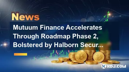 Mutuum Finance accélère grâce à la phase 2 de sa feuille de route, renforcée par Halborn Security, préparée pour ses débuts au quatrième trimestre 2025 Mutuum Finance accélère grâce à la phase 2 de sa feuille de route, renforcée par Halborn Security, préparée pour ses débuts au quatrième trimestre 2025