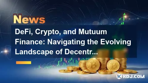 DeFi, Krypto und Mutuum Finance: Navigieren in der sich entwickelnden Landschaft des dezentralen Finanzwesens DeFi, Krypto und Mutuum Finance: Navigieren in der sich entwickelnden Landschaft des dezentralen Finanzwesens