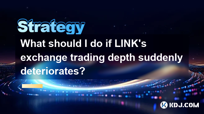 Was soll ich tun, wenn sich die Tiefe von Links Exchange Trading plötzlich verschlechtert? Was soll ich tun, wenn sich die Tiefe von Links Exchange Trading plötzlich verschlechtert?