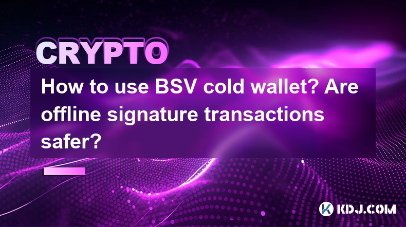 如何使用BSV冷錢包?離線簽名交易更安全嗎? 如何使用BSV冷錢包?離線簽名交易更安全嗎?